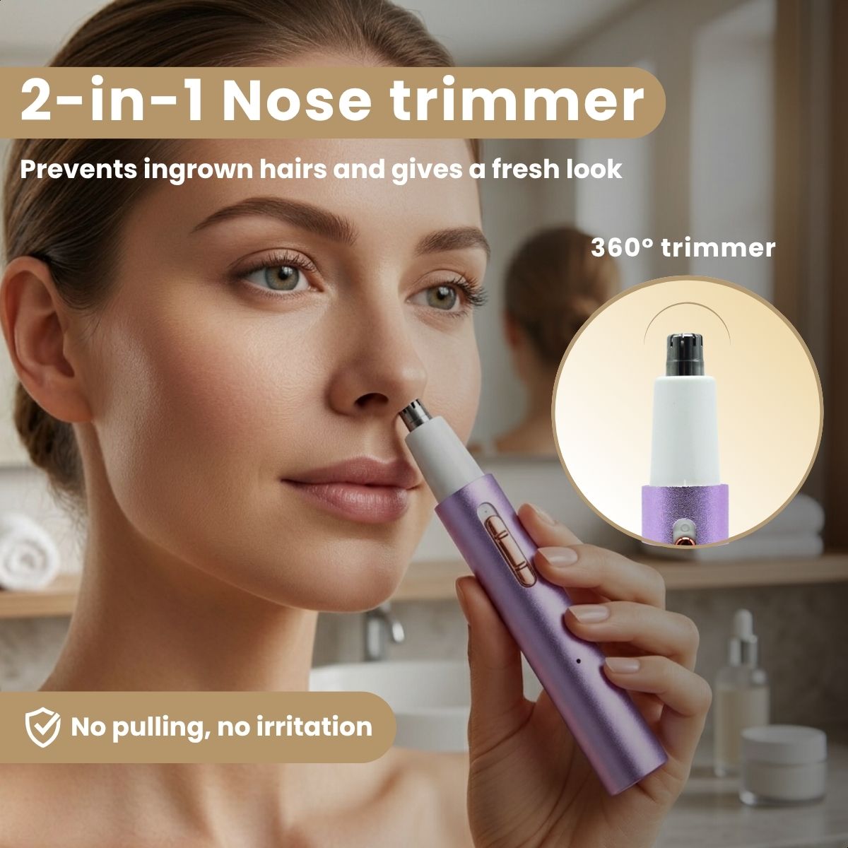 Nose & Eyebrow Trimmer 2-in-1 | Duo Trim